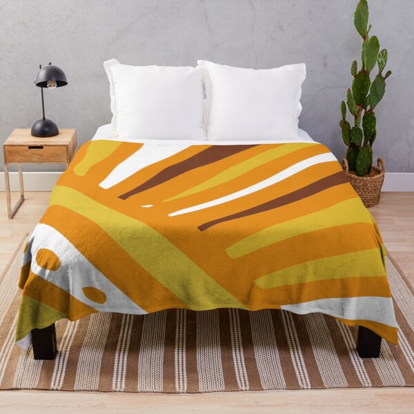 Item preview, Mid-Century Modern Bright Yellow And Tangerine Geometric designed and sold by DEC02.