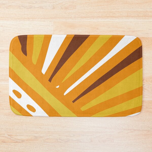 Item preview, Mid-Century Modern Bright Yellow And Tangerine Geometric designed and sold by DEC02.