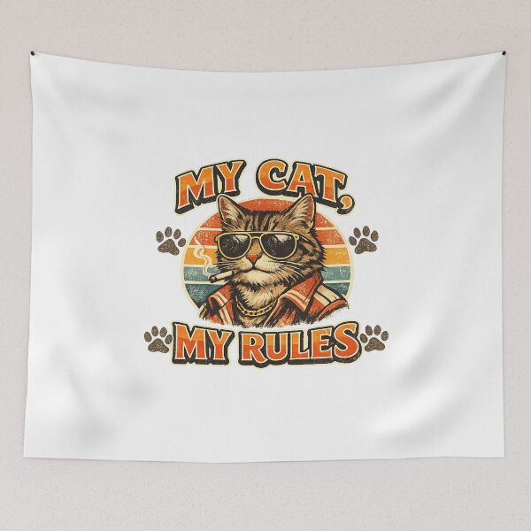 Item preview, My Cat My Rules designed and sold by teemix.