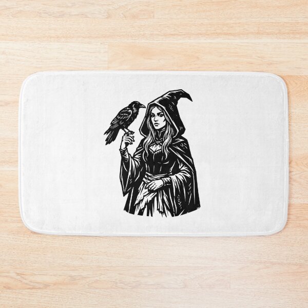 Item preview,  Dark Feminine Gothic Witch and Raven Vintage designed and sold by SOUFIANE1991.