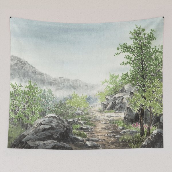 Item preview, July 16th birthday flower Hoary Stock Landscape designed and sold by 366birthflower.