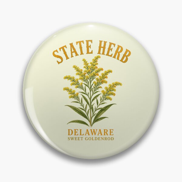 Item preview, Delaware Sweet Goldenrod State Herb designed and sold by taiche.