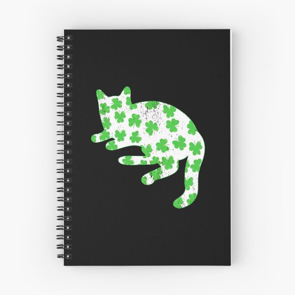 Item preview, Distressed Shamrock Cat St. Patrick's Day Lucky Feline designed and sold by SoyLamderma.