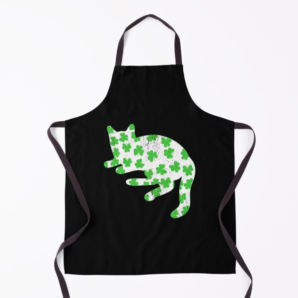 Item preview, Distressed Shamrock Cat St. Patrick's Day Lucky Feline designed and sold by SoyLamderma.