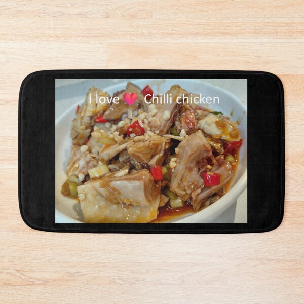 Item preview, I Love Chilli Chicken – Authentic Spicy Sichuan-Style Culinary Photography designed and sold by pbchan.