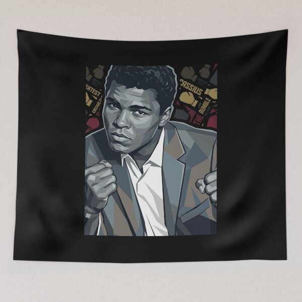 Item preview, Muhammad ali vector art designed and sold by Rusdiii.