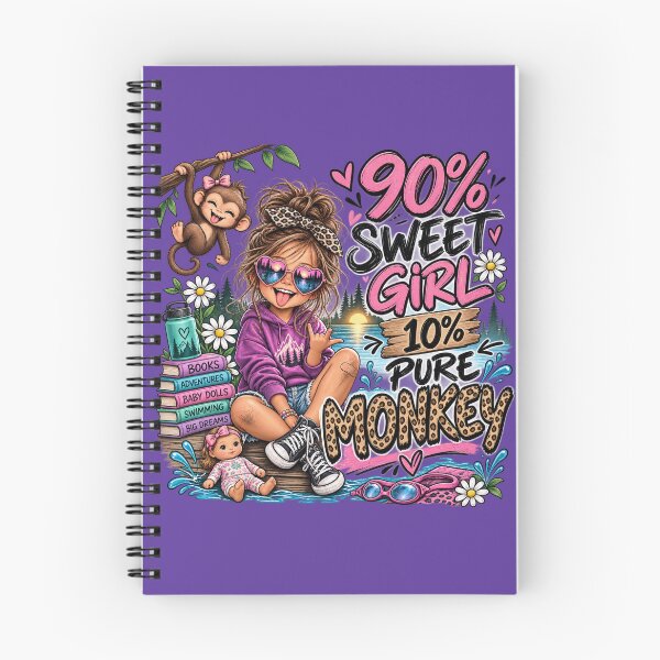 Item preview, 90% Sweet Girl 10% Pure Monkey  designed and sold by OutlanderDesigns.