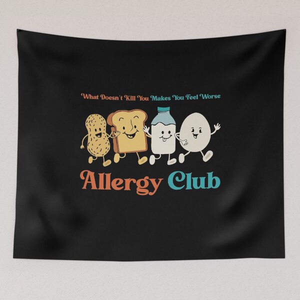 Item preview, Funny Allergy Club Handle Allergy With Care Food Allergic designed and sold by farhanhafeez.