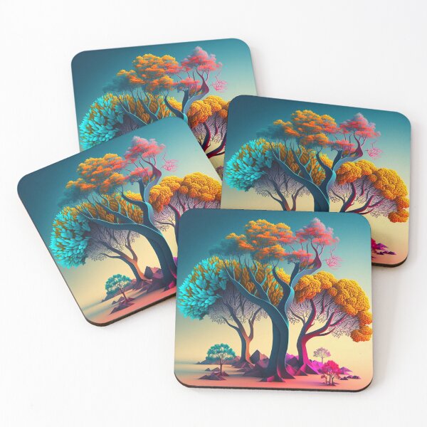 Item preview, Tree Grove Against Distant Mountains designed and sold by RAGANADesign.