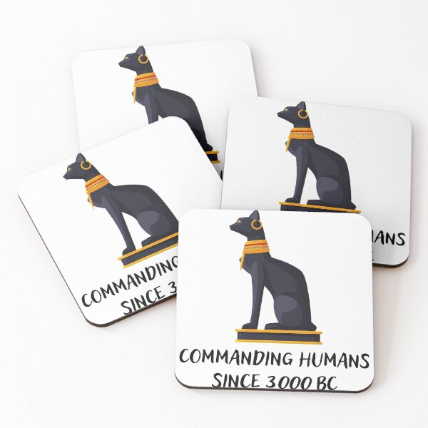 Item preview, Egyptian Cat Statue Commanding Humans Since 3000 BC designed and sold by SoyLamderma.