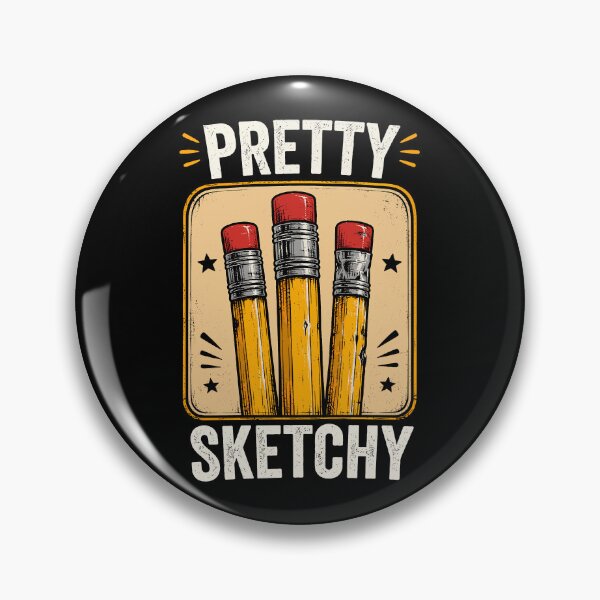 Item preview, Pretty Sketchy Pencil Art Funny Drawing Artist Humor designed and sold by gordonbwyashop.