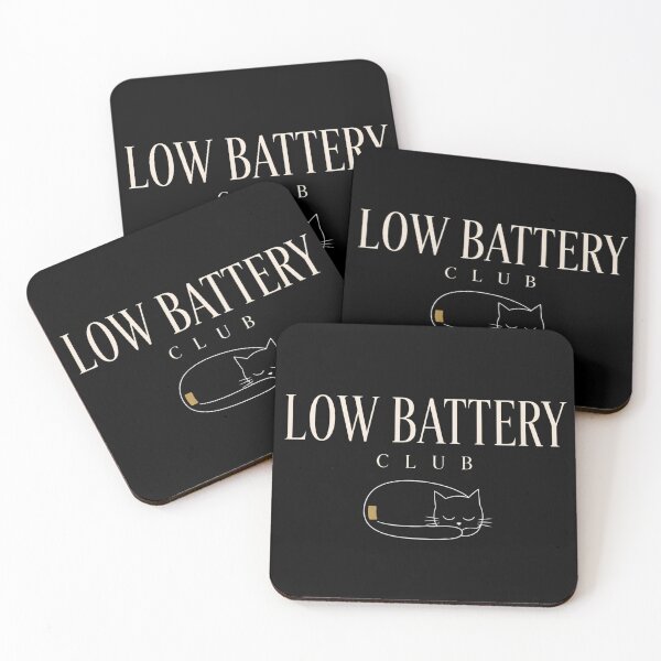 Item preview, LOW BATTERY CLUB  designed and sold by Tharaazu.
