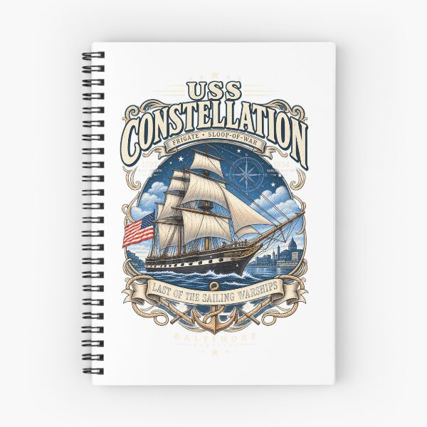 Item preview, USS Constellation Vintage Naval Ship | Historic Sailing Warship Baltimore | Maritime Heritage designed and sold by ritach11.
