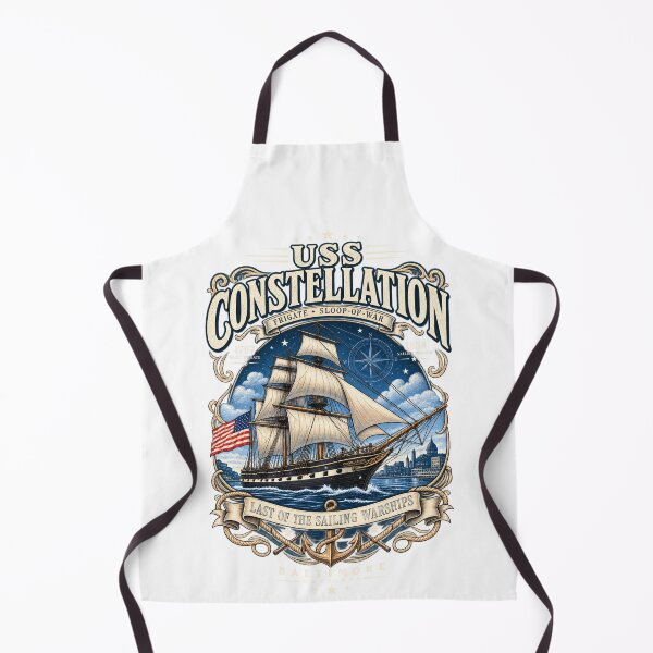 Item preview, USS Constellation Vintage Naval Ship | Historic Sailing Warship Baltimore | Maritime Heritage designed and sold by ritach11.