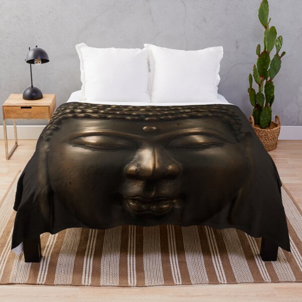 Aperçu de l'œuvre Tête de Bouddha en bronze créée et vendue par assaf.