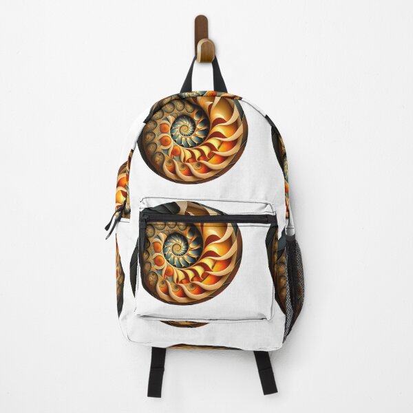 Item preview, Golden Spiral with Amber Bubbles designed and sold by RAGANADesign.
