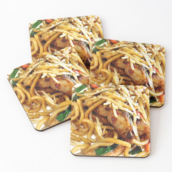 Item preview, Hong Kong Stir Fried Udon – Delicious Asian Noodle Culinary Photography designed and sold by pbchan.