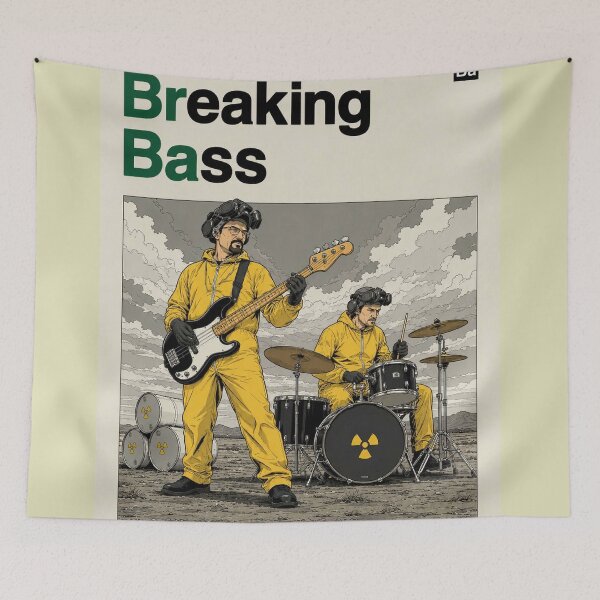 Item preview, Bass and Drums Hazmat - Radioactive Rock Band designed and sold by BRTHRCNK01.
