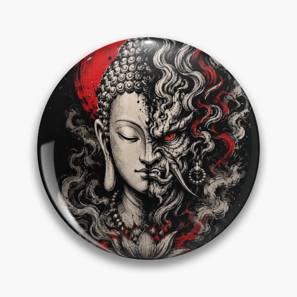 Item preview, Buddha Oni Duality – The Self That Blesses and Destroys designed and sold by MyStyleHub.