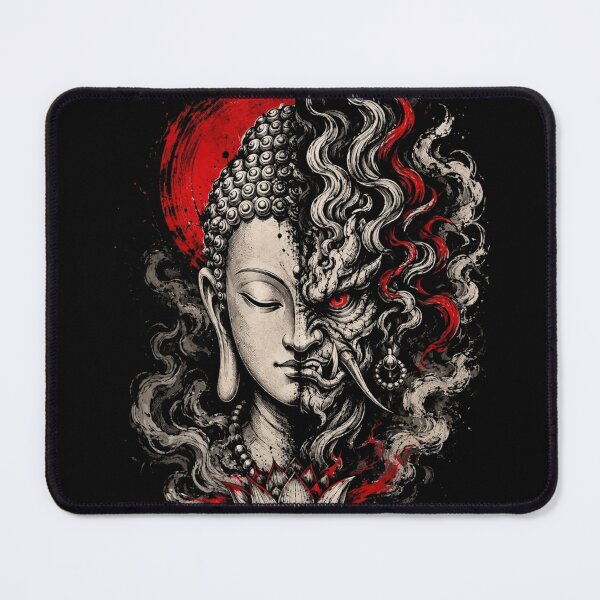 Item preview, Buddha Oni Duality – The Self That Blesses and Destroys designed and sold by MyStyleHub.