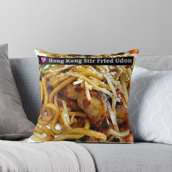 Item preview, I Love Hong Kong Stir Fried Udon – Delicious Asian Noodle Culinary Photography designed and sold by pbchan.