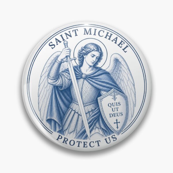 Item preview, St Michael Protect Us designed and sold by Birdsong Blessings.