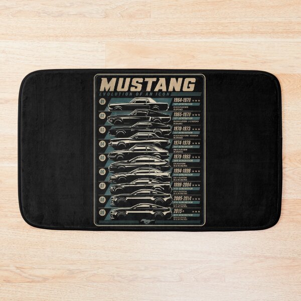 Item preview, Mustang History Silhouette Retro Generation Vintage Models designed and sold by FernaRoje.