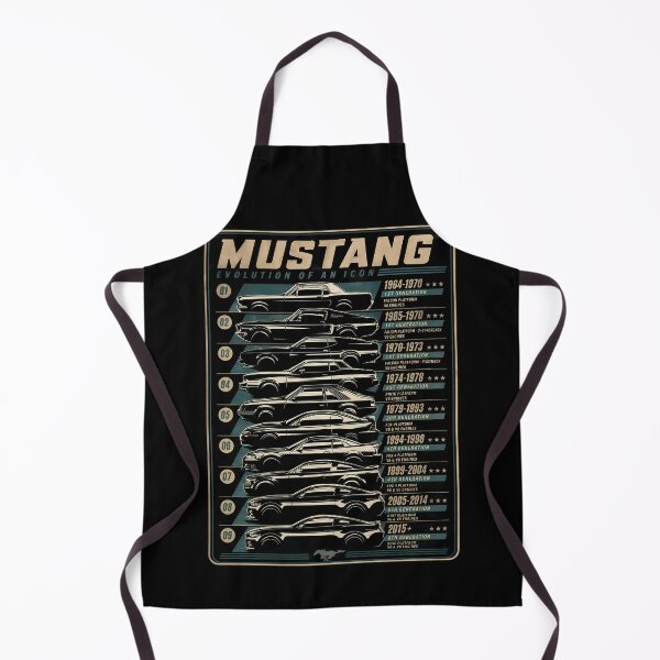 Item preview, Mustang History Silhouette Retro Generation Vintage Models designed and sold by FernaRoje.