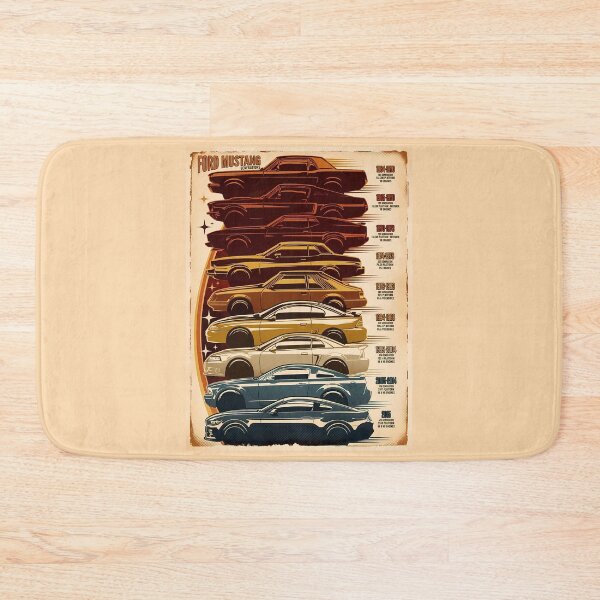 Item preview, Mustang History Retro Generation Vintage Models designed and sold by FernaRoje.