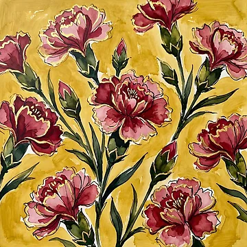 Artwork thumbnail, Carnations  by GraphicsClub