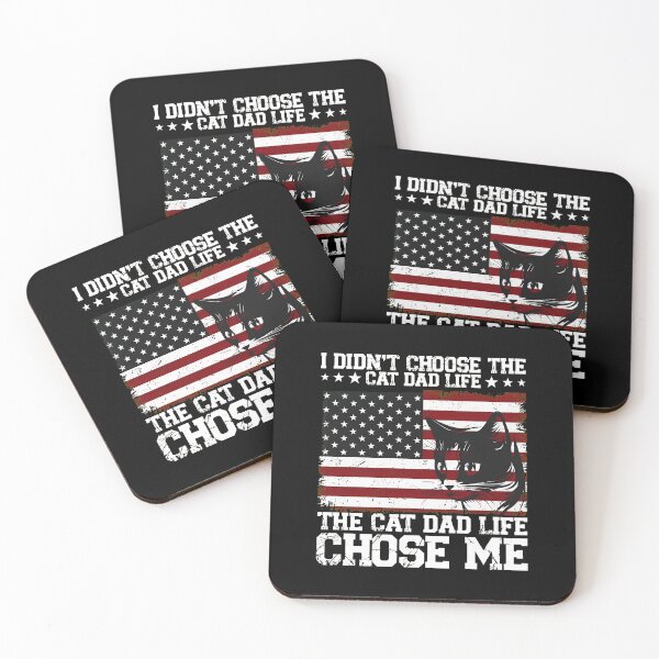 Item preview, Cat Dad Life USA Flag Black Cat Graphic designed and sold by SoyLamderma.