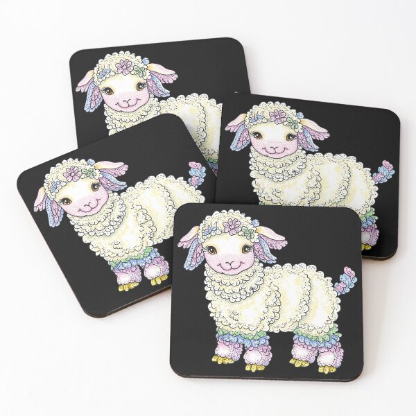 Item preview, Colorful Cartoon Lamb designed and sold by sreabby.