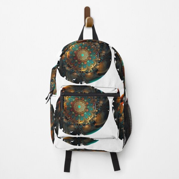 Item preview, Ornate Mandala in Gold and Jade designed and sold by RAGANADesign.