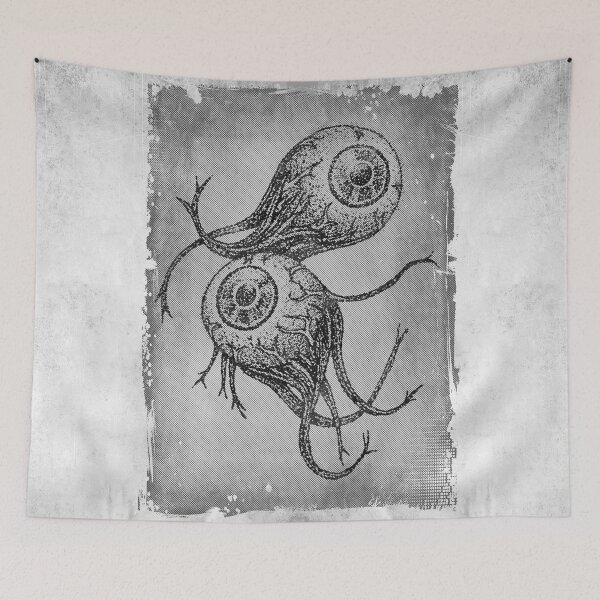 Item preview, Creepy Disembodied Eyeballs Optic Nerve Horror Sketch designed and sold by Ghoul Enterprises.