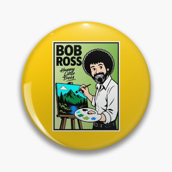 Item preview, Bob Ross - Happy Little Trees designed and sold by ArtFactoryAI.