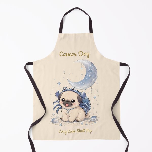 Item preview, Cute Cancer Pug Zodiac Water Sign Dog Astrology designed and sold by ChubbyGoong.