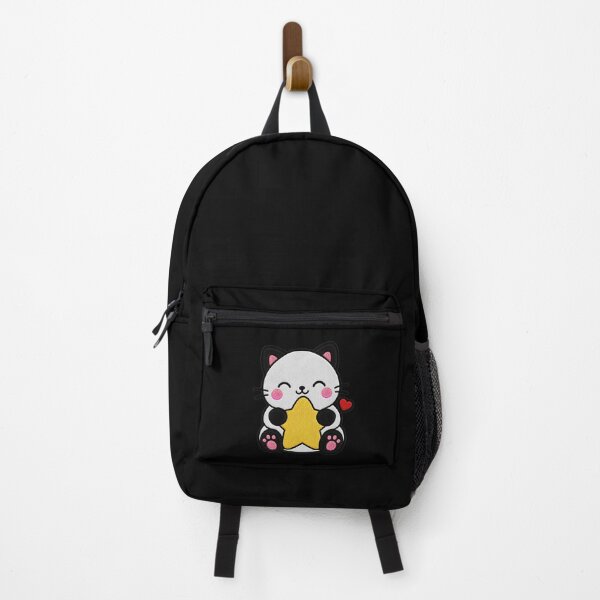 Item preview, Cute Cat Hugging Yellow Star Kawaii Embroidery Patch designed and sold by ColorSplash123.