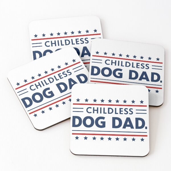 Item preview, Childless Dog Dad Patriotic Graphic designed and sold by SoyLamderma.