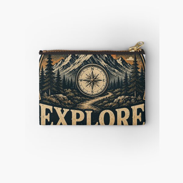 Item preview, Explore More Mountain Compass Vintage Adventure Design designed and sold by RobertArt08.