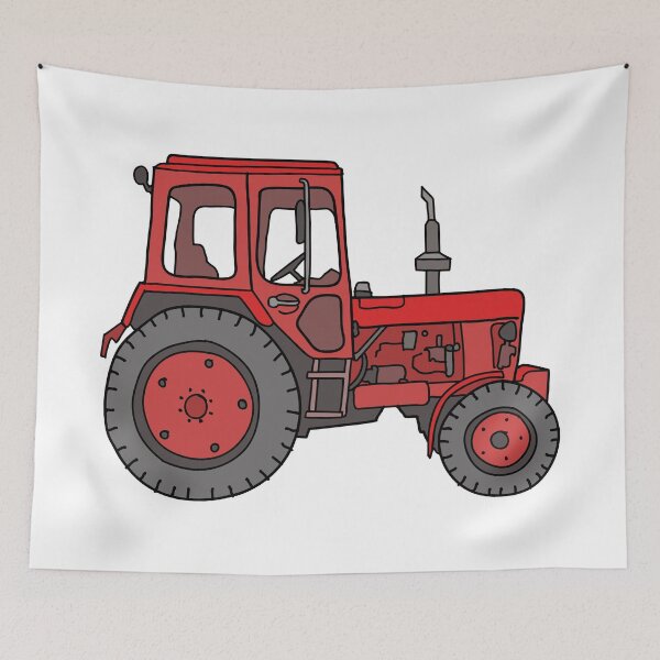 Item preview, Red tractor designed and sold by Berlin-T-Shirt.