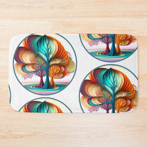 Item preview, Petal Ring Tree in Teal and Rust designed and sold by RAGANADesign.