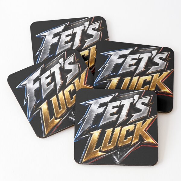 Item preview, FET'S LUCK,  Funny Misread Typography designed and sold by Jandedan.