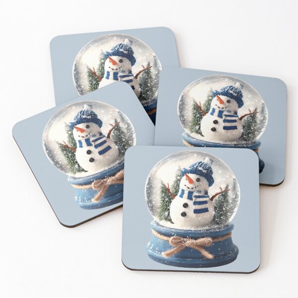 Item preview, Cozy Winter Snowman Snow Globe Art designed and sold by colorful-white.