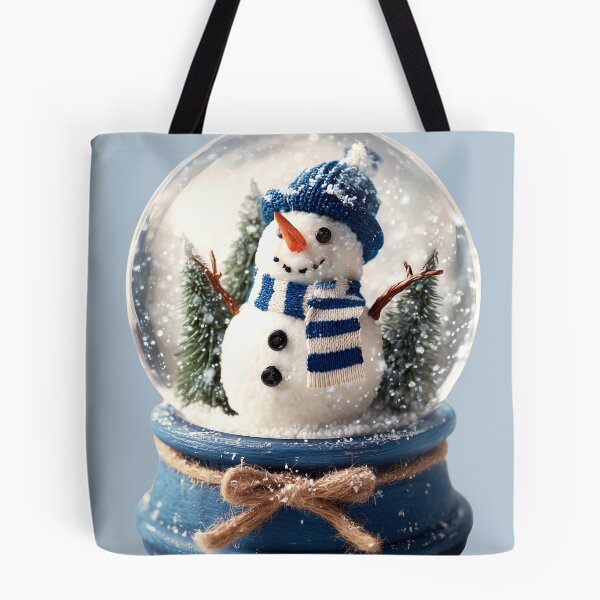 Item preview, Cozy Winter Snowman Snow Globe Art designed and sold by colorful-white.