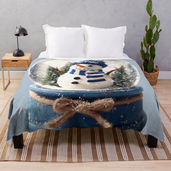 Item preview, Cozy Winter Snowman Snow Globe Art designed and sold by colorful-white.