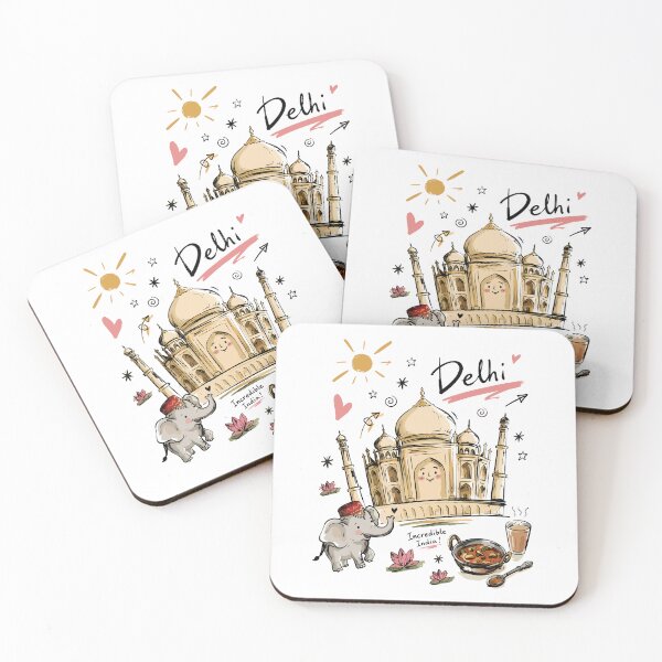 Item preview, Cute Taj Mahal India Doodle Art v2 designed and sold by RamyGallery.