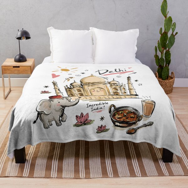 Item preview, Cute Taj Mahal India Doodle Art v2 designed and sold by RamyGallery.
