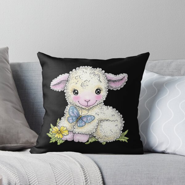 Item preview, Cute Lamb with a Butterfly designed and sold by sreabby.