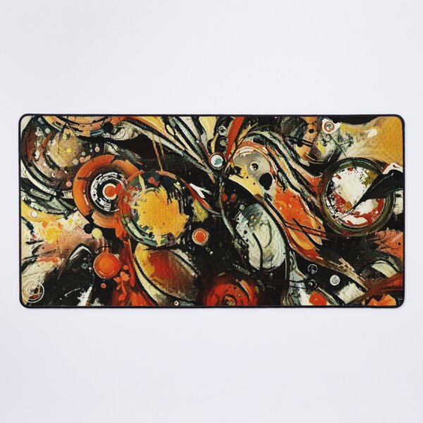 Artikelvorschau, Abstrakte mechanische Kreise in Rot, Orange und Schwarz entworfen und verkauft von Absractshop4942.