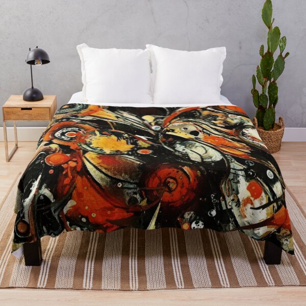 Item preview, Abstract Mechanical Circles in Red, Orange and Black designed and sold by Absractshop4942.